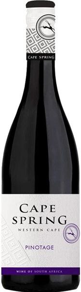 Вино Cape Spring. Пінотаж 2022 чер 0,75л 13,5%